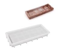 Moule de plateau rectangulaire, porte-bijoux à faire soi-même, moules en Silicone, moule de moulage en résine époxy décorative, moule rectangulaire en résine décorative, décoration de bureau