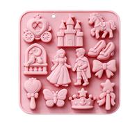 Moule décoratif en silicone princesse pour la cuisson de, A | Moule en Silicone princesse polyvalent, adapté à la fabrication de glace chocolat et de savon, pour gâteaux,