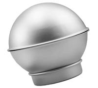 Moule Demi-sphère en Alliage D’aluminium pour Savonnette et Bain DIY | Surface Lisse, Réutilisable, Usage Personnel, Débutants et Praticiens, Forme Ronde, Argenté