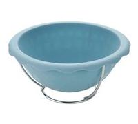 Zenker 43937 Moule demi sphère pour ballon de foot, moule à gâteau demi sphère, moule robe de princesse, Silicone, Bleu, 18 x 9 cm