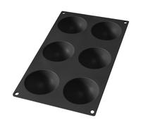 Moule demi sphères gourmet noir - Lékué - Noir - Silicone Noir G