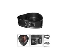 moule démontable coeur acier carbone noir 24cm - 111481a