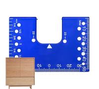 Moule d'installation de charnière d'armoire - Kit 70G en aluminium ABS 2 pièces | Viseur de charnière magnétique avec montage matériel magnétique puissant | Guide de positionnement des charnières de