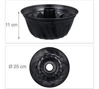Moule en acier inoxydable 25 x 25 x 11 cm pour tartes