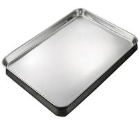 Moule en acier inoxydable pour lasagnes et plats au four, dimensions 50x35x3 cm