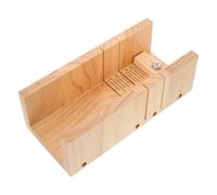 Moule en Bois pour Découpe du Savonnette, Double Fente, Outil | Bois et Métal, Surface Lisse, Nettoyage Facile, pour Fabrication de Savonnette, Usage Commercial, Petites Séries