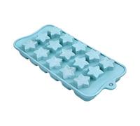 Moule en forme d'étoile - 15 cavités portable facile à utiliser - Bac à glaçons en forme d'étoile - pour pâtisserie, bonbons, chocolat, savon, biscuits, bougies, maison, maison, intérieur
