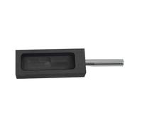 Moule en Graphite pour Lingots d'Or et d'Argent avec Barre Métallique - Capacité 500g(1kg)