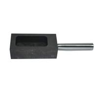 Moule en Graphite pour Lingots d'Or et d'Argent avec Barre Métallique - Capacité 500g(500g)