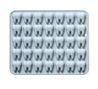 Moule en silicone 35 cavités pour mini dents, moule molaire 3D pour la cuisson de chocolat, bonbons, gelée, fondant, dessert, résine, argile, décoration
