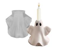 Moule en silicone 3D pour Halloween, fabriqué à la main, moulage en résine | Moule pour bougeoir d'Halloween pour anniversaire, Thanksgiving, Noël, pendaison de crémaillère, présentoir de fenêtre