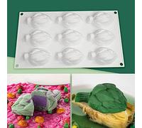 Moule en silicone à 9 cavités pour décoration de gâteaux | Moule fait à la main pour décoration de gâteaux en chocolat, mousse, décoration de savon, fournitures de cuisine