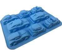 Moule en silicone avec 6 cavités, idéal pour la pâtisserie, forme auto-déformante, antiadhésif. Parfait pour les muffins, les cupcakes, les gâteaux, les bonbons, les glaçons, le savon, et pour les fêt