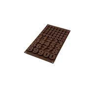Silikomart Moule en silicone SF174 CHOCO 123 Chiffres antiadhésif pour chocolat