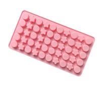 Moule en silicone de qualité alimentaire antiadhésif, avec empreintes rondes et étoilées, pour bonbons, chocolat, glaçons et gommes; idéal pour la pâtisserie DIY