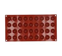 Moule en silicone demi-sphère de petite et moyenne taille, moule de cuisson en silicone demi-sphère de qualité alimentaire antiadhésif pour la fabrication de gelée, de mousse de (36 petits