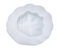 Moule en Silicone DIY pour Assiette Feuille, Décoration et Usage la | Blanc, Silicone, pour Moulage Époxy, Bricolage Créatif, Rendu Miroir, Forme Coquille, Fournitures D’atelier