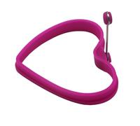 Moule en silicone en forme de cœur pour crêpes, œufs au plat, idéal comme outil de petit-déjeuner, rôtir, préparer des plats festifs pour les fêtes à thème, la Saint-Valentin (violet, taille unique)