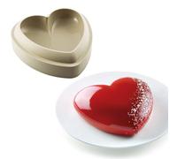Moule en silicone en forme de cœur pour réaliser des gâteaux et desserts originaux en 3D