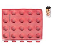 Moule En Silicone Formasil Da 20 Pièces Coniques 4,8 Cm Rouge Pavoni