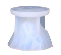 Moule en Silicone Forme Iceberg Antiadhésif pour Glaces et Bougies DIY | Blanc, Usage Manuel pour Desserts Glacés et Réalisations Artisanales, Silicone Souple, Lot Unique