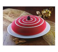 GIROTONDO Moule rond spirales en silicone SilikoMart 3Design D22 cm