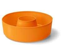 Moule en silicone maxi, 3 litres, rond, 25 cm, orange, adapté au four