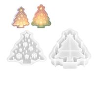 Moule En Silicone Motif Sapin De Noël Flocon Neige Étoile Antiadhésif | Moules DIY Résine Loisirs Créatifs Plâtre Résine Béton Artisanat Céramique Pour Décoration