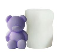 Moule En Silicone Ours, Moule À Bougie En Silicone, Ours En Peluche 3D Moule En Résine Époxy Pour La Fabrication De Bougies, Savon, Gâteau Fondant, Glaçons, Ornements Artisanaux Faits À La Main