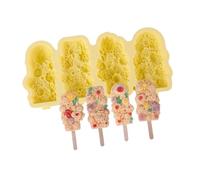 Moule en Silicone pour aliments pour bébés, machine à, Yellow | Outil de fabrication de Cubes de glace, facile à nettoyer, moule à bonbons, outil de cuisson, machine à glaçons
