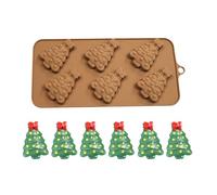 Moule en silicone pour barre de chocolat - Moule festif facile à 6 cavités | en silicone grand pour barres de chocolat, pour cuisine, pâtisserie, anniversaire, fête, vacances