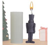 Moule en silicone pour bougie casse-noisette, moule en forme de statue casse-noisette, moule humain | Moule en silicone réutilisable, facile à démouler pour les débutants, fournitures d'artisanat pour