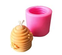 Moule en Silicone pour Bougie, Moule à Bougie en Silicone en Forme de Nid d'abeille, Moule à Bougies Ruche pour la Fabrication de Bougie Parfumée Fondant Gâteau Chocolat Savon Artisanat Décoration