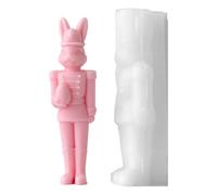 Moule en Silicone pour casse-noisette, lapins de pâques, activité éducative pour, bougie, savon, fabrication de chocolat, artisanat, fournitures artisanales