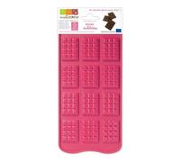 Moule silicone mini tablettes choco x 12 ScrapCooking