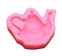 Moule en silicone pour fondant, motif dessin animé, joli moule à thé, résine de bougie, bricolage, outil de décoration de gâteau pour cuisine, pâtisserie, cadeau, moules à glaçage