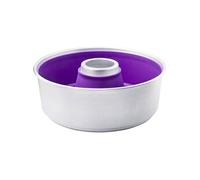 Omnia Moule MAXI en Silicone pour four, Forme Ronde, Capacité 3 Litres, Passe au four 260°C, Compatible Lave-Vaisselle, Violet