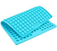 Moule en silicone pour friandises COLLORY en forme de trèfles à quatre feuilles, 1,5 cm – turquoise