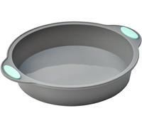 Moule en silicone pour gâteaux chiffon, de forme ronde, idéal pour la cuisson de gâteaux, de pain, de tartes et de desserts. Il est antiadhésif, flexible et résistant à la chaleur