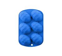 Moule en silicone pour œufs de Pâques - Facile à utiliser - 22 x 13 x 2,5 cm - Moule en silicone pour œufs de Pâques - Moules à chocolat - Multifonction - Pour la pâtisserie et les projets de
