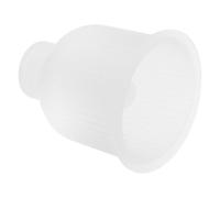 Moule en Silicone pour Vase, Réutilisable, Finition Lisse, blanc | Plâtre et Décoration de Bureau, Insert Porte-Stylo, Format 9,6x8,2x8,2cm, Facile à Ranger