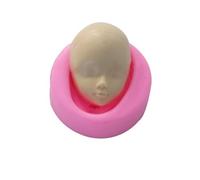 Moule en silicone pour visage 3D Moule en argile pour visage de bébé 3D