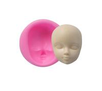 Moule en silicone pour visage de bébé 3D en argile
