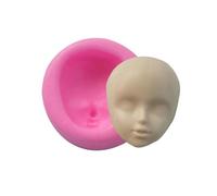 Moule en silicone pour visage de bébé 3D en argile