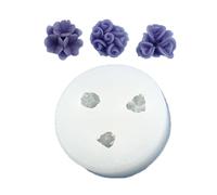 Moule en silicone réutilisable en forme de fleur - Convient pour les bijoux faits à la main et les présentoirs de bureau - Moule en silicone avec plusieurs fleurs