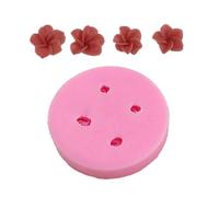 Moule en silicone réutilisable en forme de fleur - Convient pour les bijoux faits à la main et les présentoirs de bureau - Moule en silicone avec plusieurs fleurs