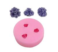 Moule en silicone réutilisable en forme de fleur - Convient pour les bijoux faits à la main et les présentoirs de bureau - Moule en silicone avec plusieurs fleurs