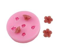Moule en silicone réutilisable en forme de fleur - Convient pour les bijoux faits à la main et les présentoirs de bureau - Moule en silicone avec plusieurs fleurs