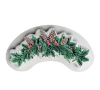Moule en silicone réutilisable pour gâteau d'hiver | Moule à gâteau fait à la main pour chocolats, bougies, desserts, maison, fête, cuisine, boulangerie