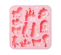 Moule en silicone robuste Princess Designs, idéal pour la fabrication de savon et de bougies, lavable lave-vaisselle